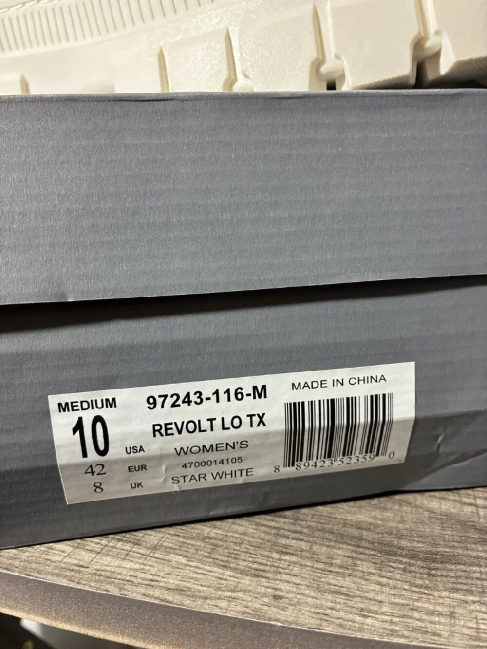 Palladium REVOLT LO TX In Star White Size 10